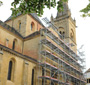 Conservation et Restauration de la Collégiale dde Neuchtel: montage des échafaudages sur la partie sud - image 1/4