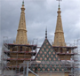 Conservation et Restauration de la Collégiale dde Neuchâtel: Déséchafaudages